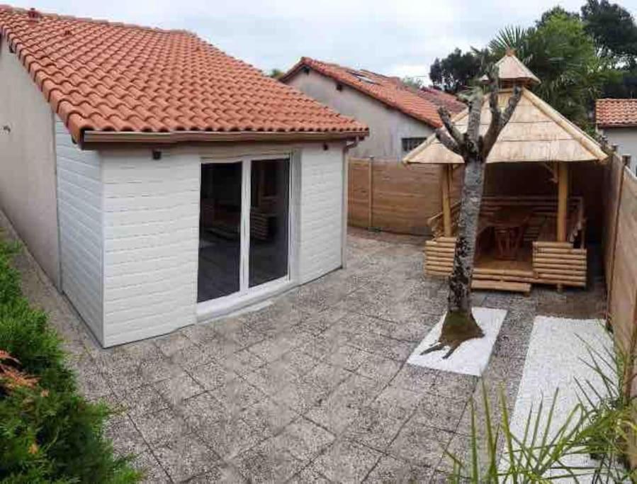 Chaleureuse Maisonnette Avec Piscine Partagee Villa Capbreton Ngoại thất bức ảnh